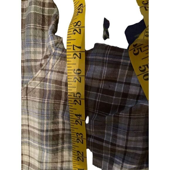 Timberland Mens Multicolor Button Down Plaid Checkered Polo Shirt 2XL - Picture 6 of 15